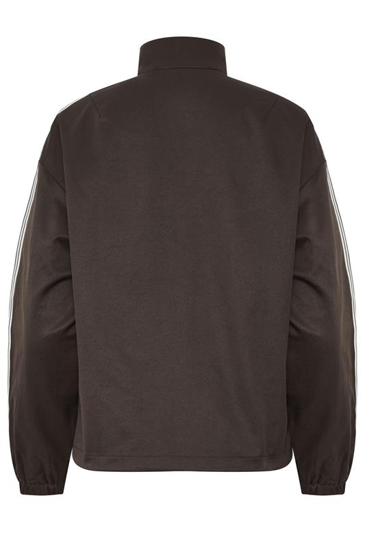PixieGirl Petite Women's Chocolate Brown Side Stripe Jacket | PixieGirl  2