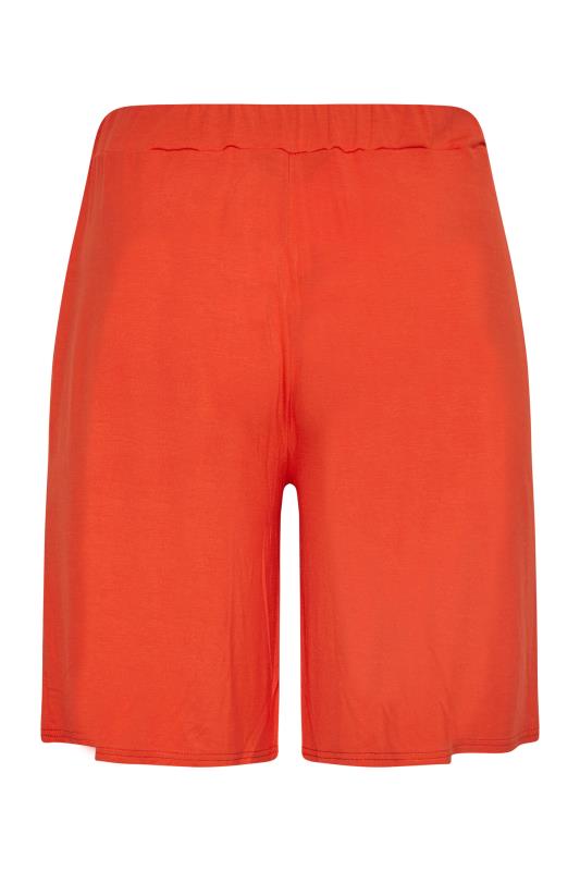 Curve Bright Orange Pull On Jersey Shorts                  Sizes 16-32 6