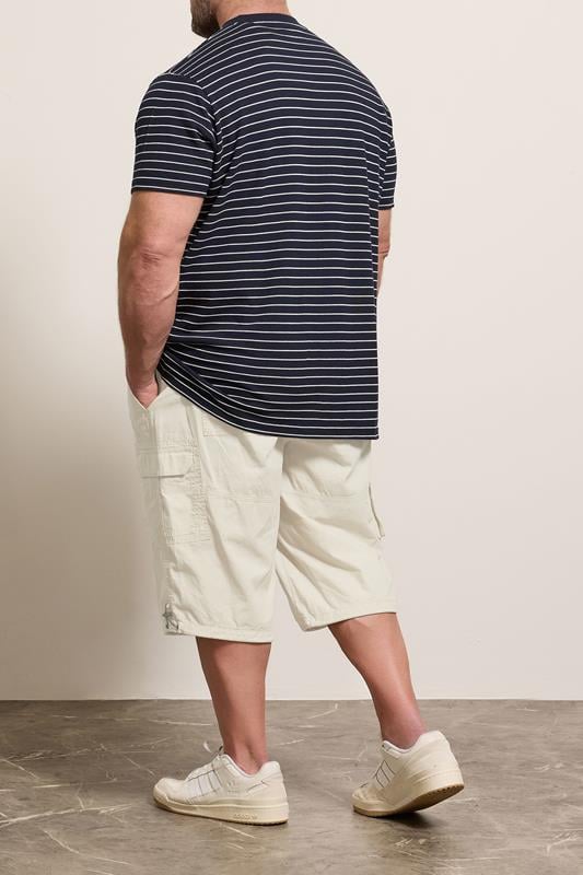 BadRhino Big & Tall Stone Brown Long Length Cargo Shorts | BadRhino 2