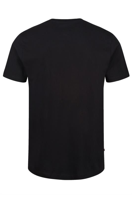 LUKE 1977 Big & Tall Black Stubble T-Shirt 3