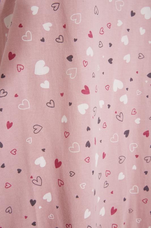 LTS Tall Pink Heart Print Cotton Nightdress 4