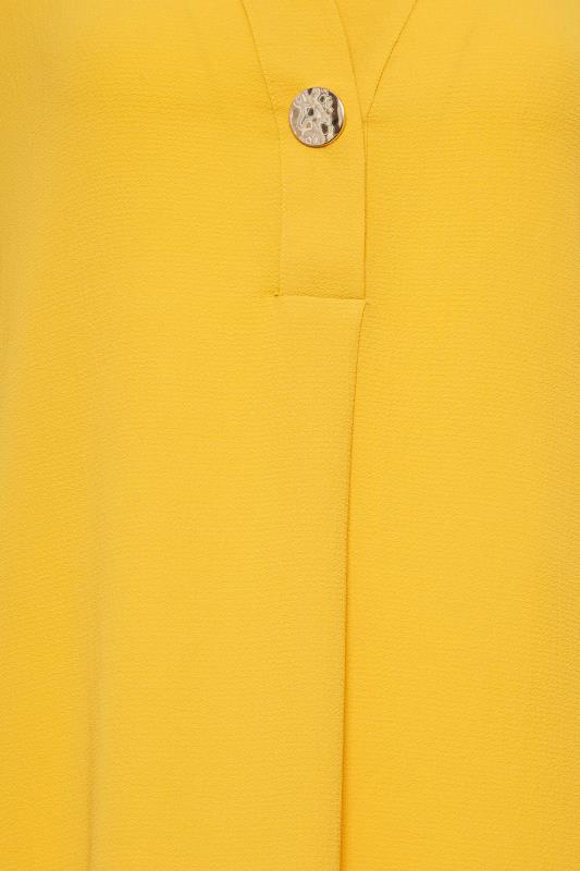 M&Co Yellow Long Sleeve Button Blouse | M&Co 5