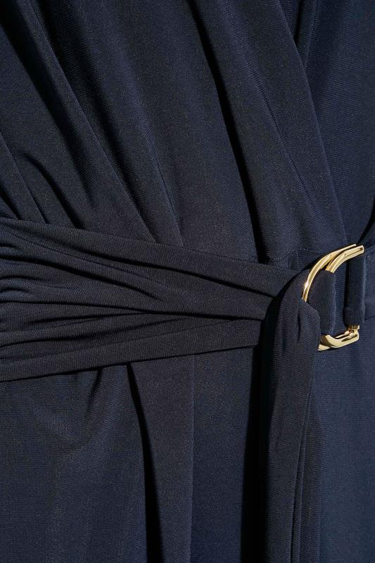 LTS Tall Women's Navy Blue Wrap Jumpsuit | Long Tall Sally 5