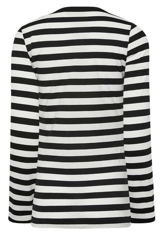LTS Tall Black Stripe Long Sleeve T-Shirt 7