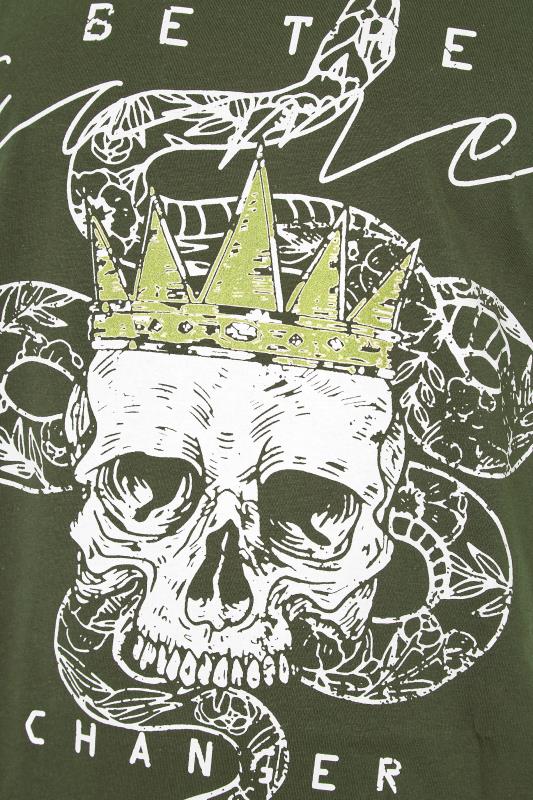 BadRhino Khaki Snake Skull T-Shirt_S.jpg