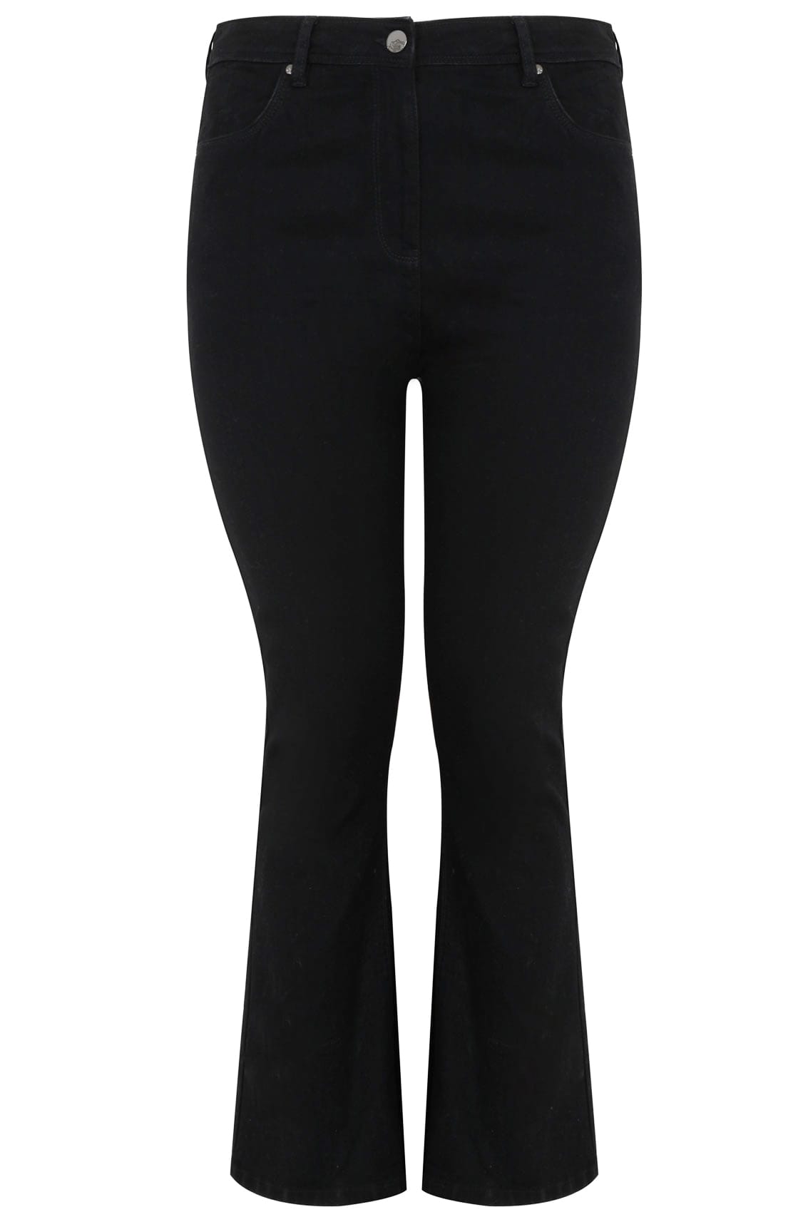 Black Bootcut SHAPER Jeans Plus Size 16 to 28