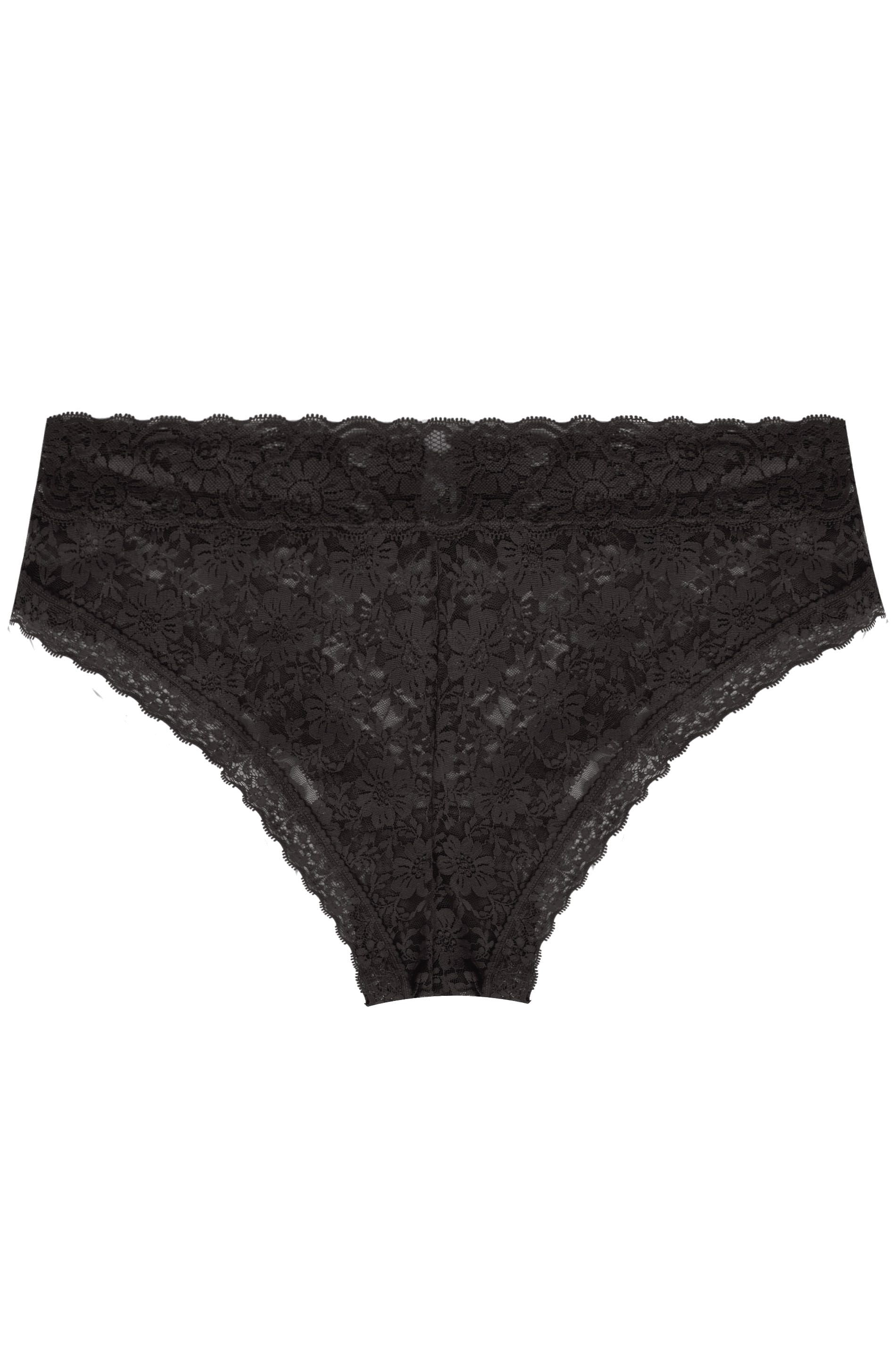 Brazilian Black Lace Knickers, Black Panties, Black Lace Underwear