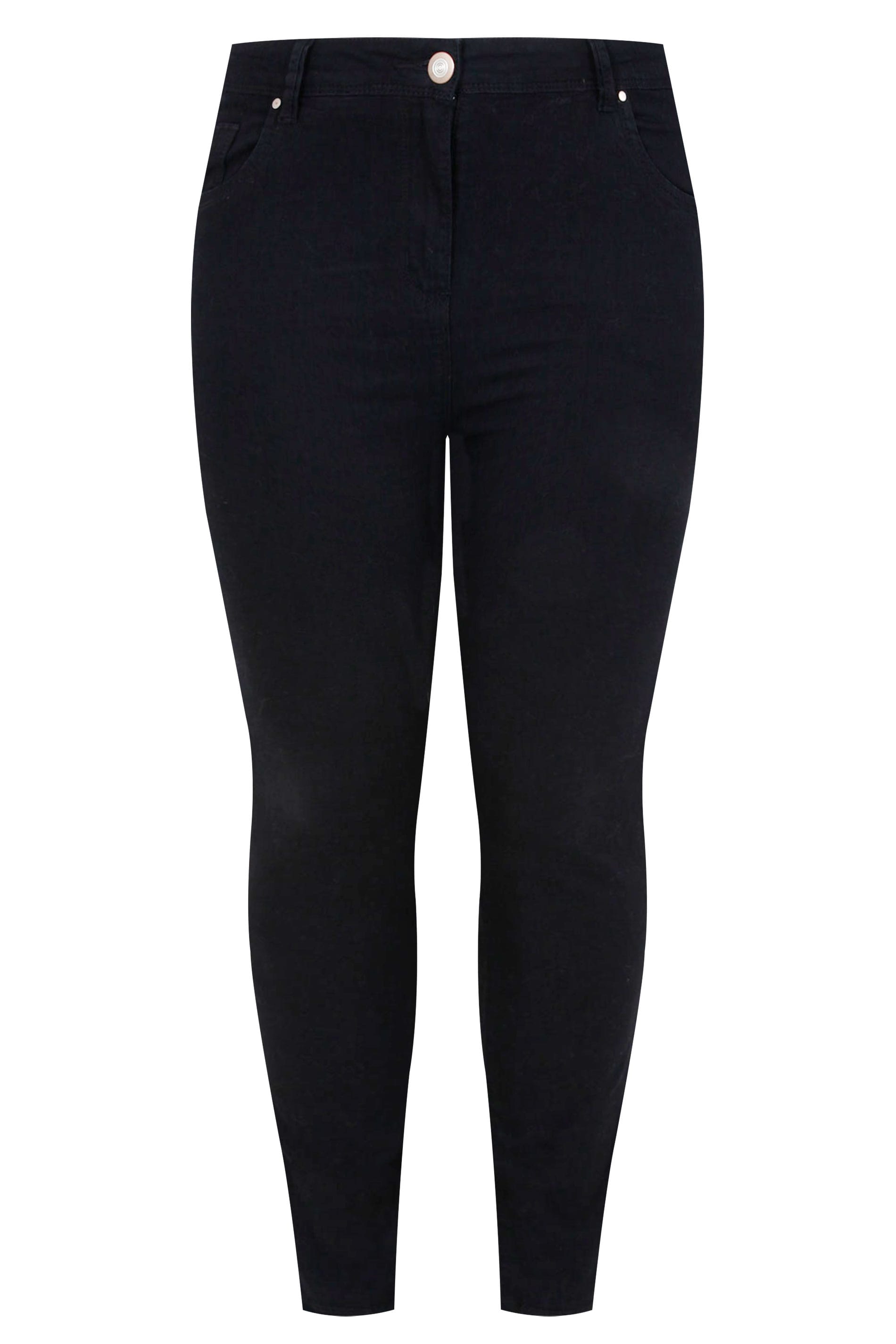 Black Skinny Ava Jeans Plus Size 16 To 32 Yours Clothing