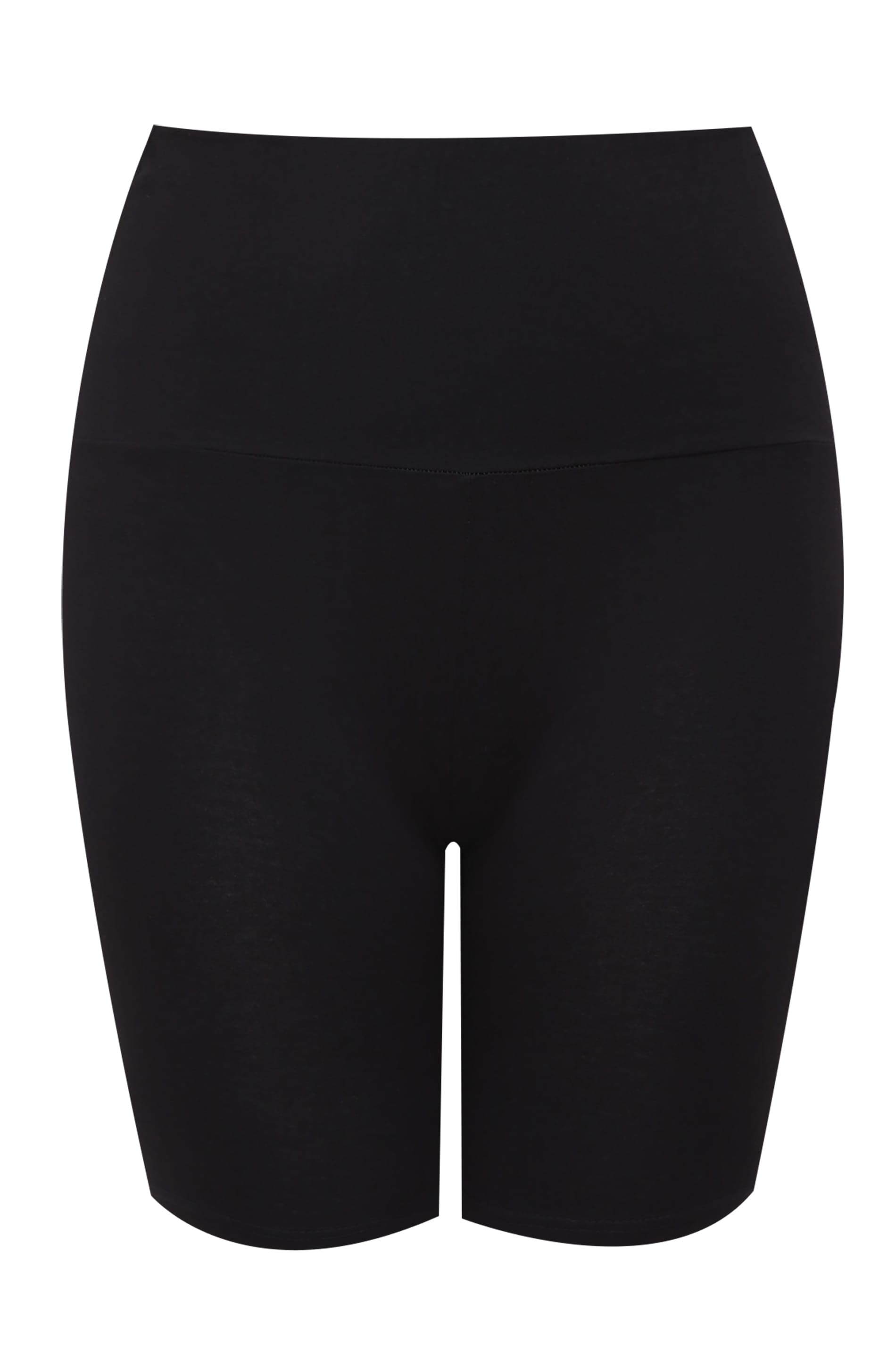 Black TUMMY CONTROL Soft Touch Legging Shorts, Plus Size 14 to 32