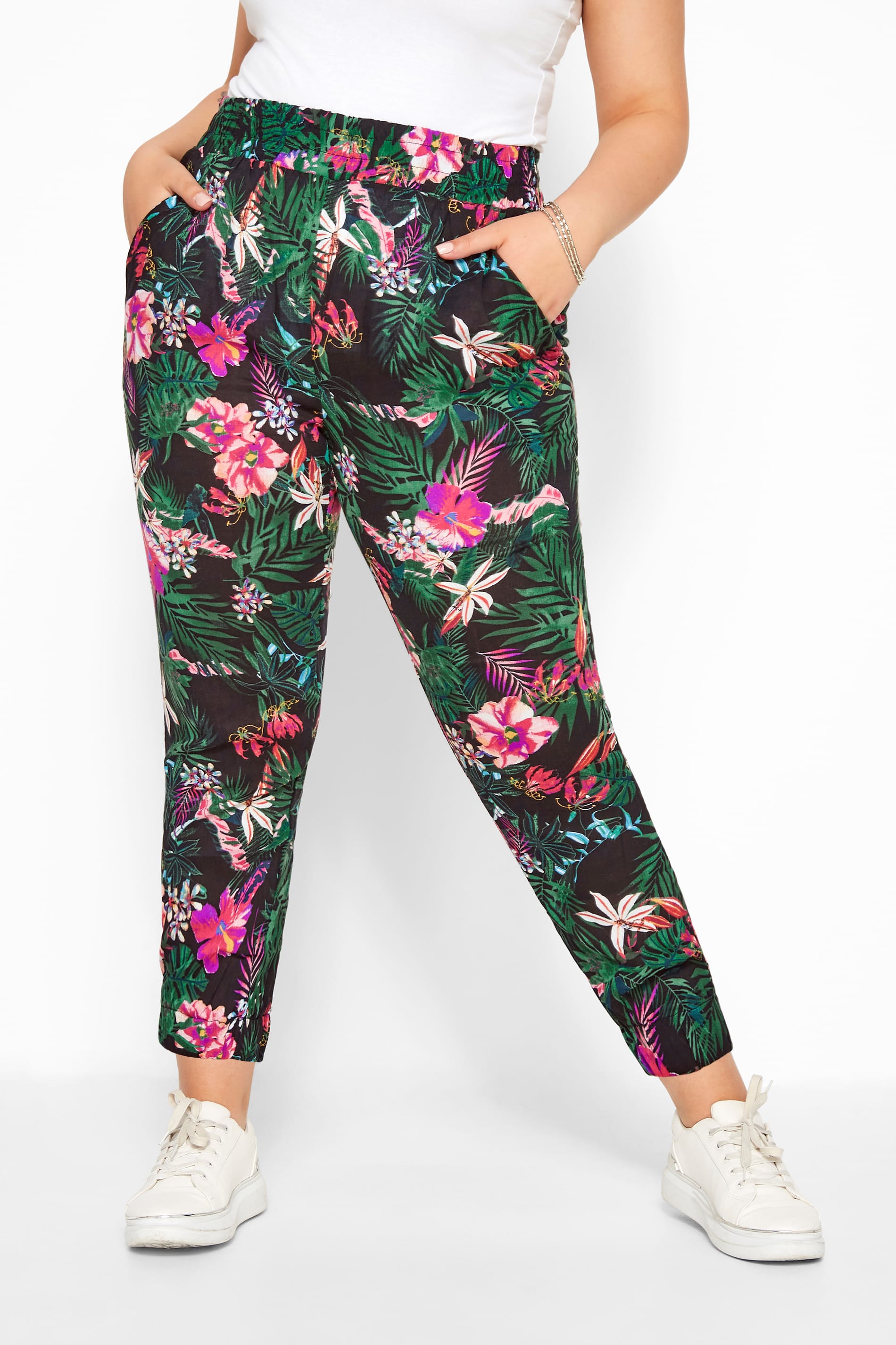 Tropical Harem Trousers | Yours Clothing