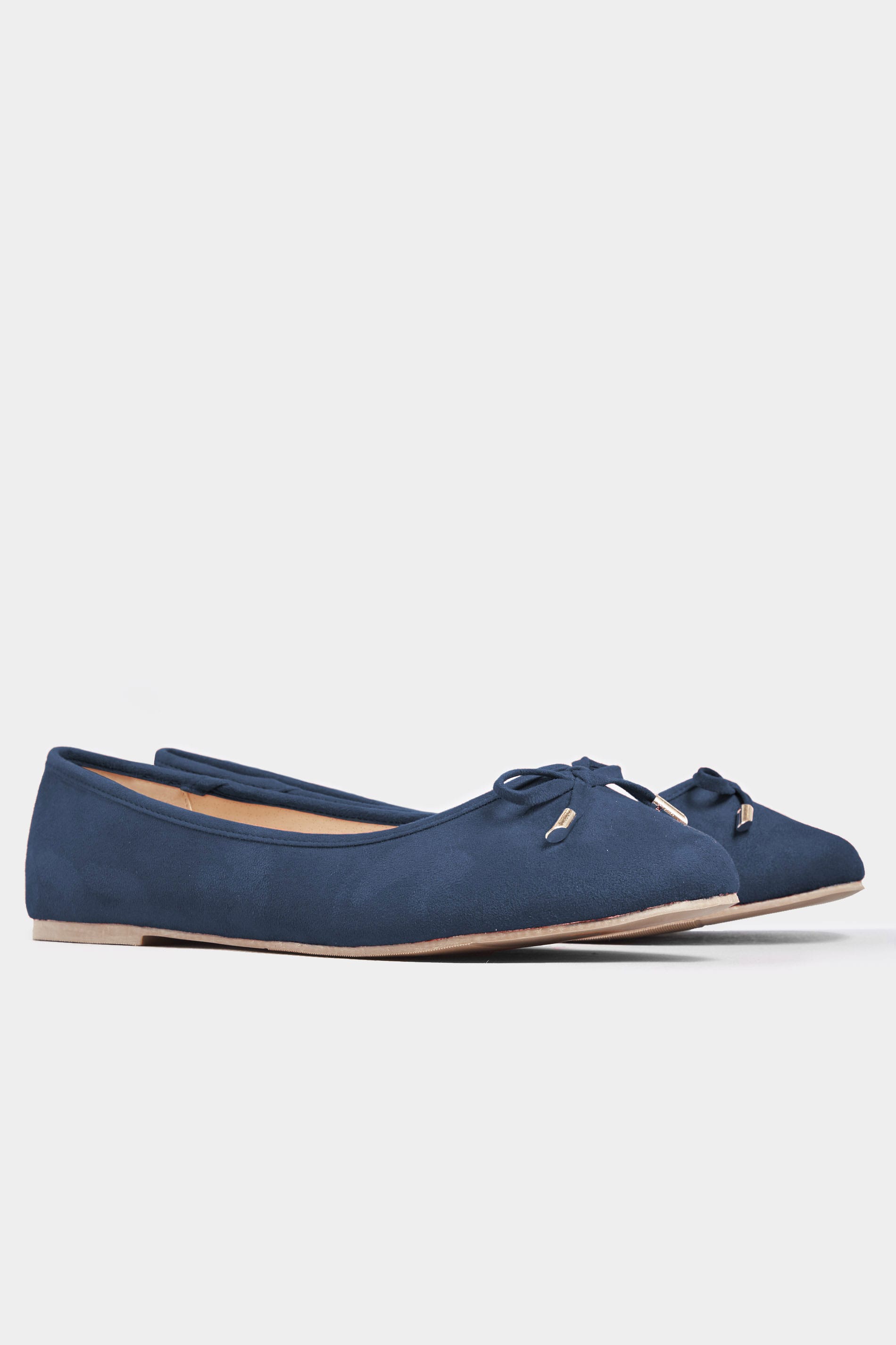 Navy Ballerina Pumps In Extra Wide Fit_c62a.jpg