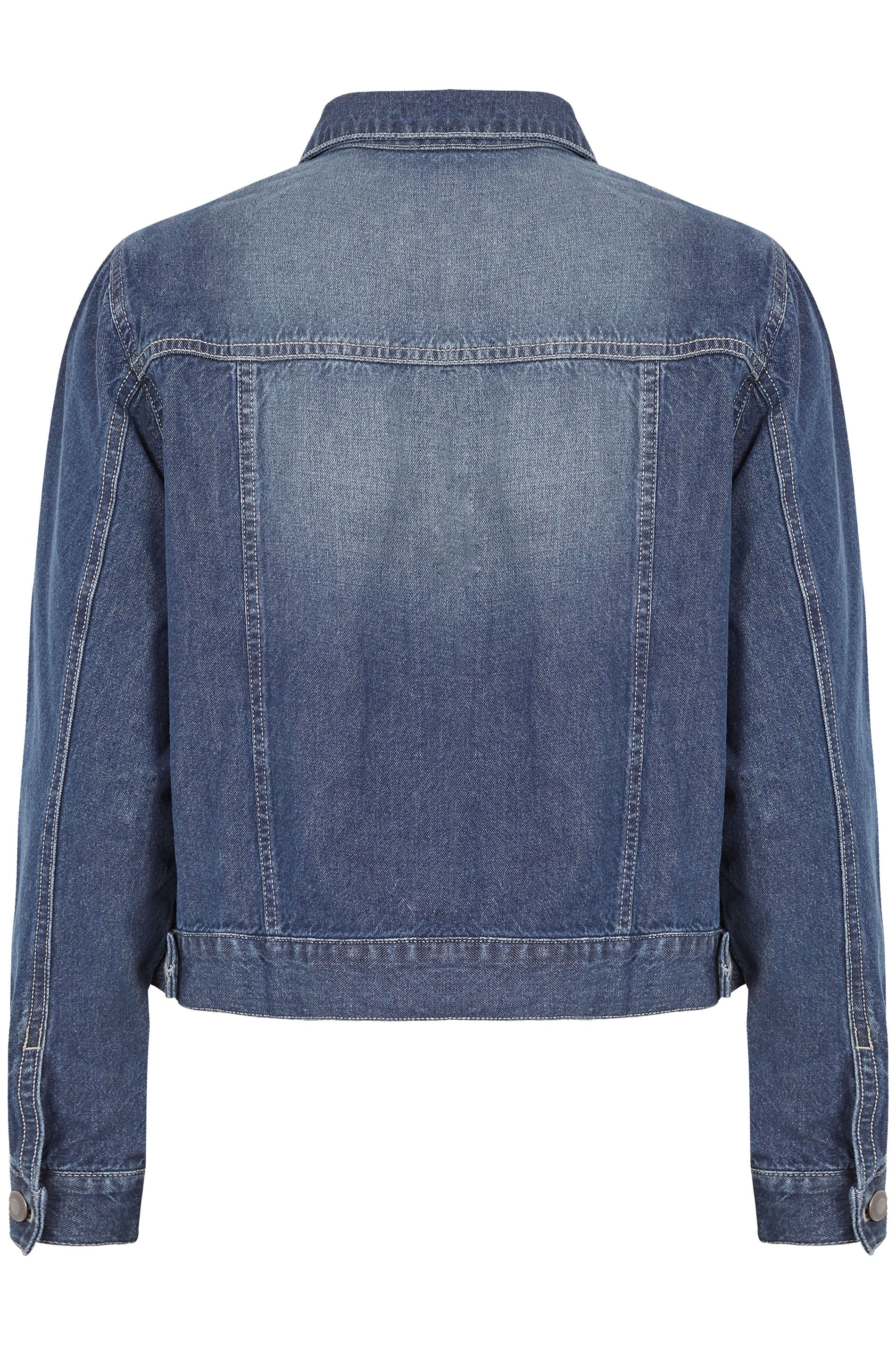 Plus Size Blue Denim Jacket | Sizes 16 to 36 | Yours Clothing