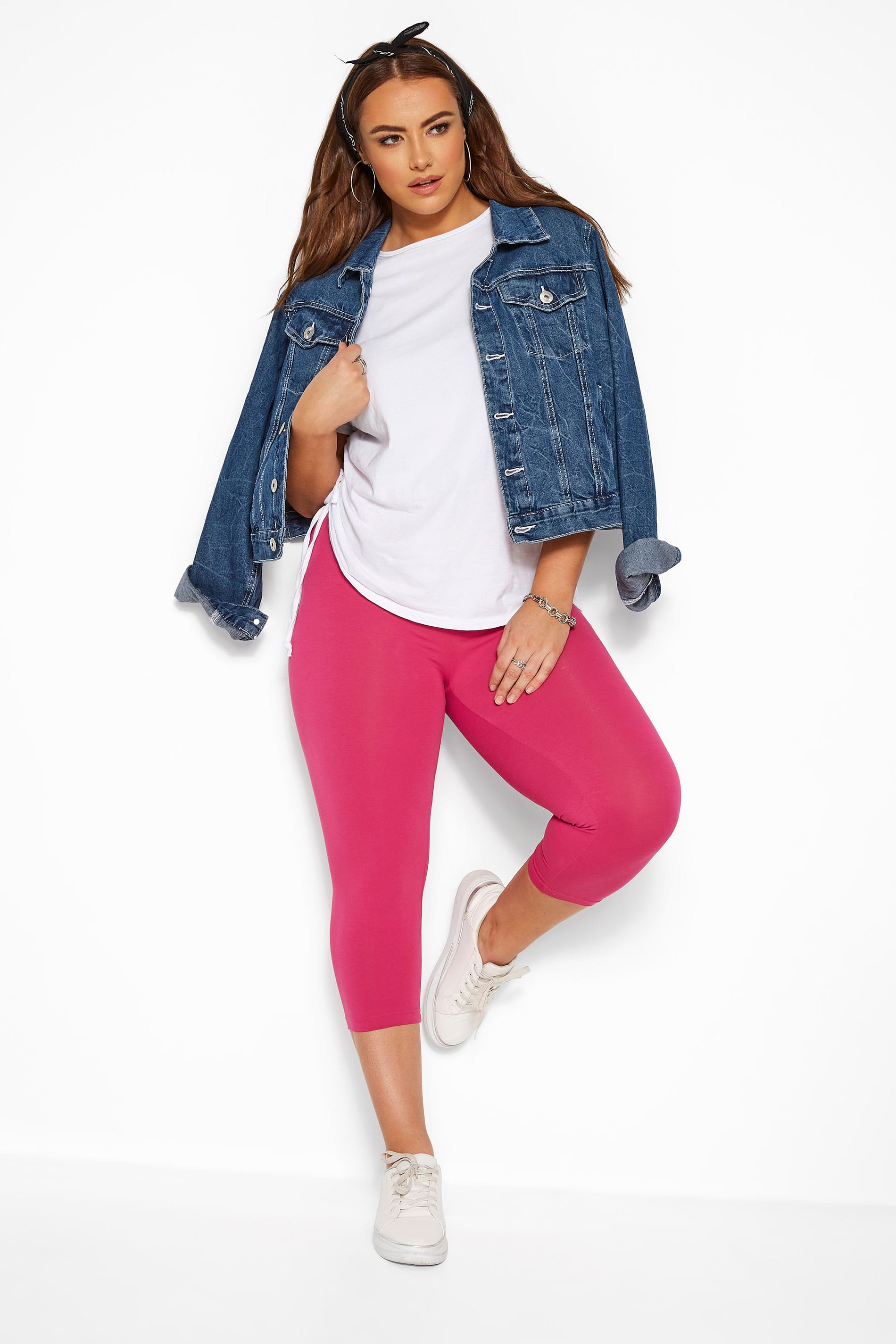 What To Wear With Bright Pink Leggings