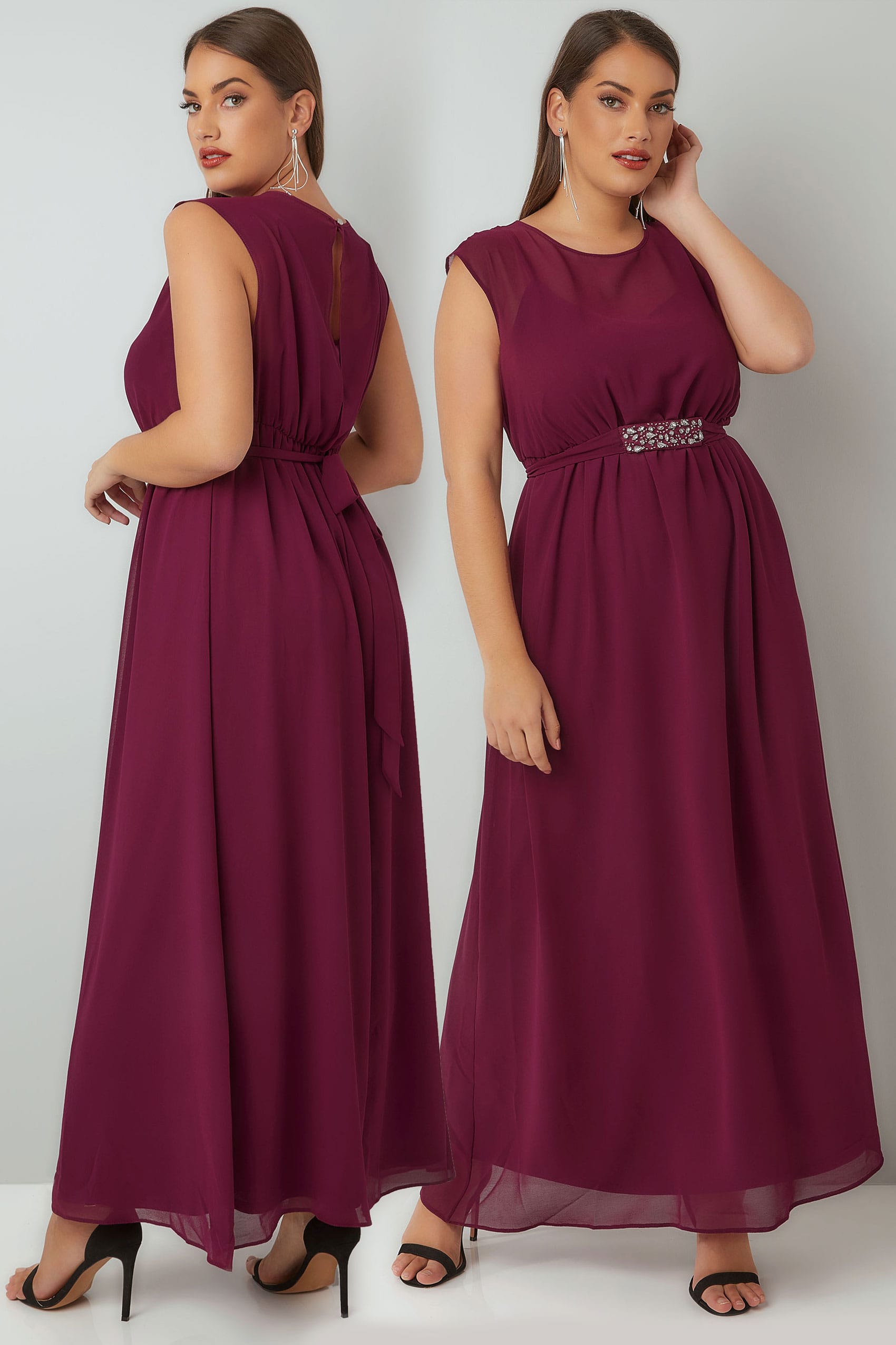 Plus Size Bardot Maxi Dresses Uk