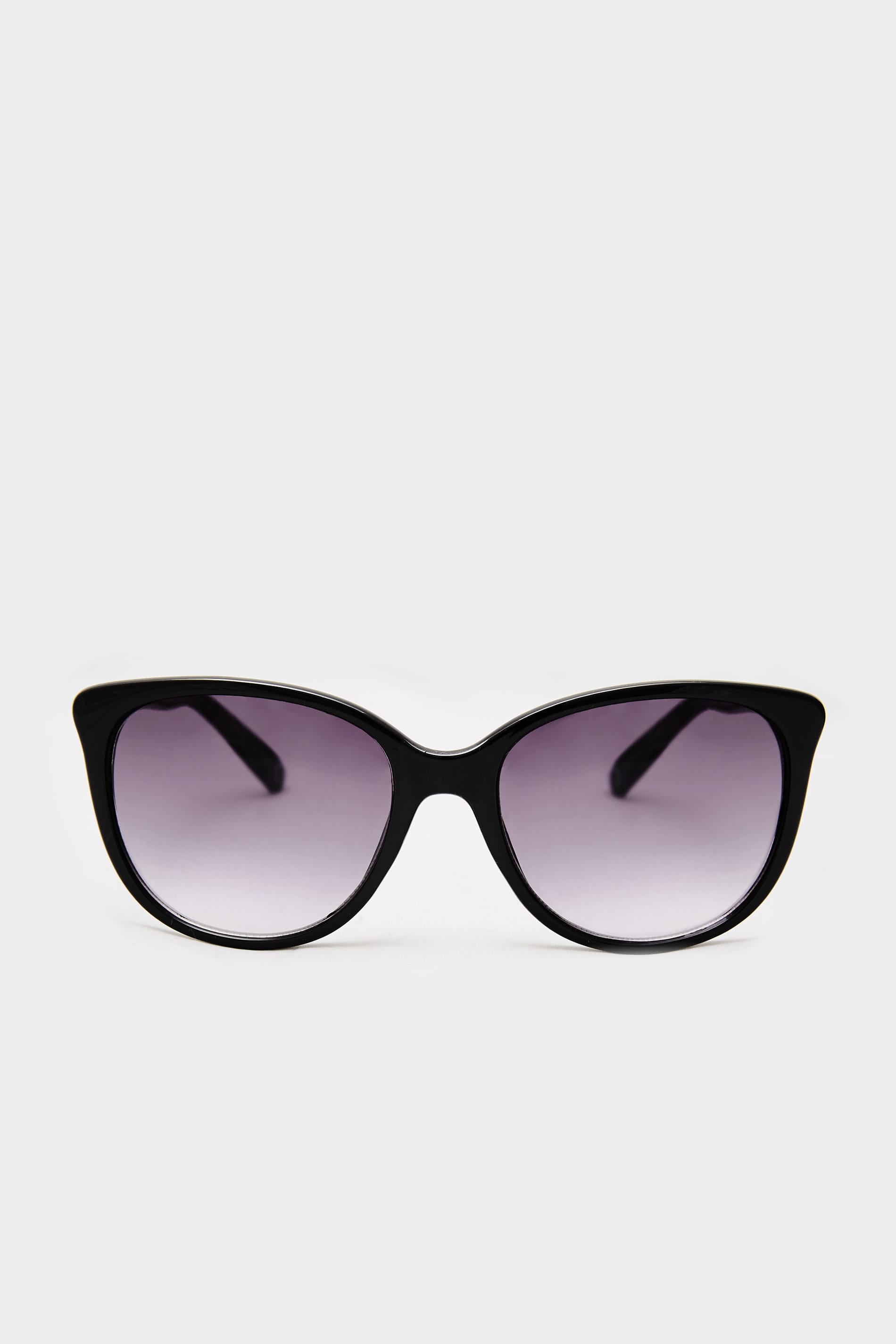 Black Cat-Eye Chain Sunglasses | Yours Clothing 3