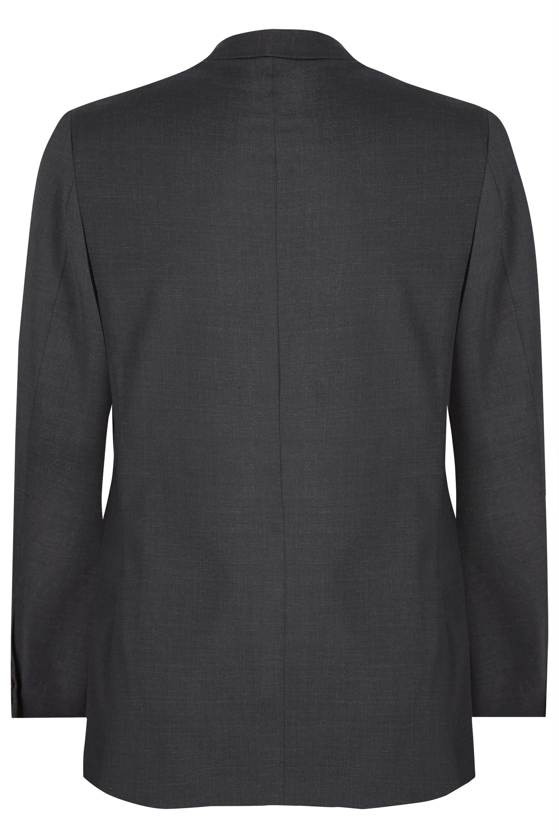 BadRhino Charcoal Grey Regular Suit Jacket | Sizes 44