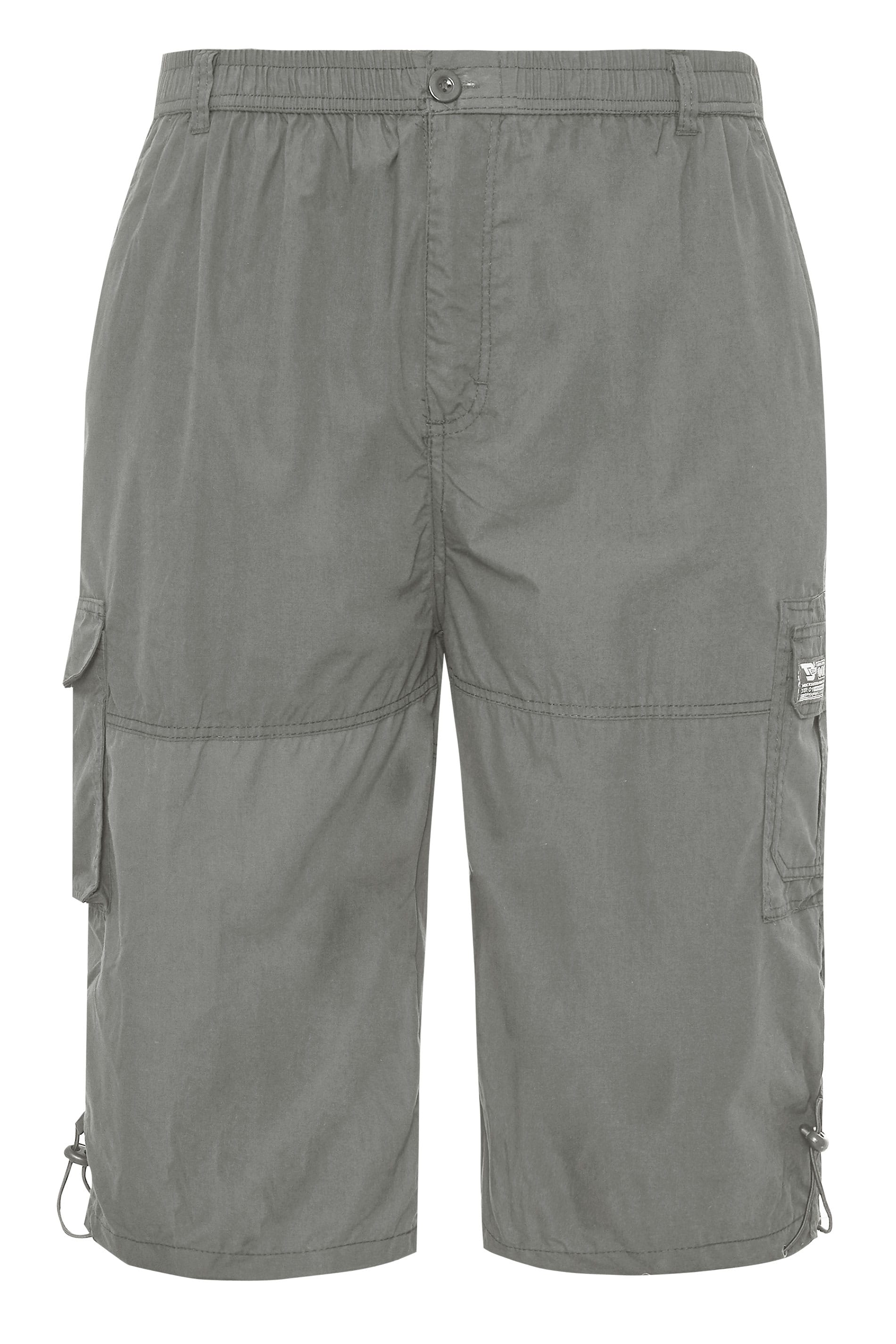 D555 Grey Leg Pocket Cargo Shorts | BadRhino 1