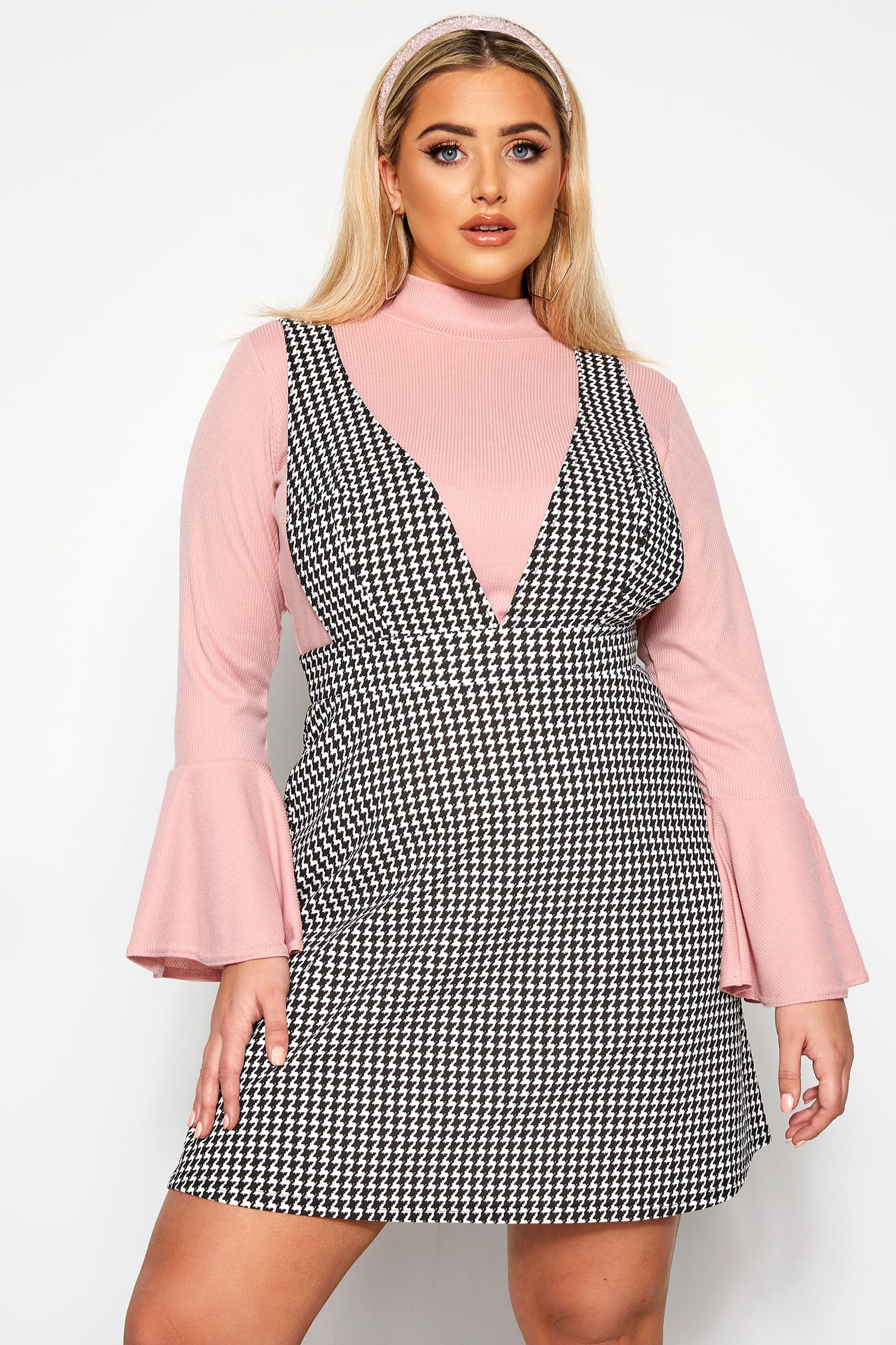 dog tooth pinafore