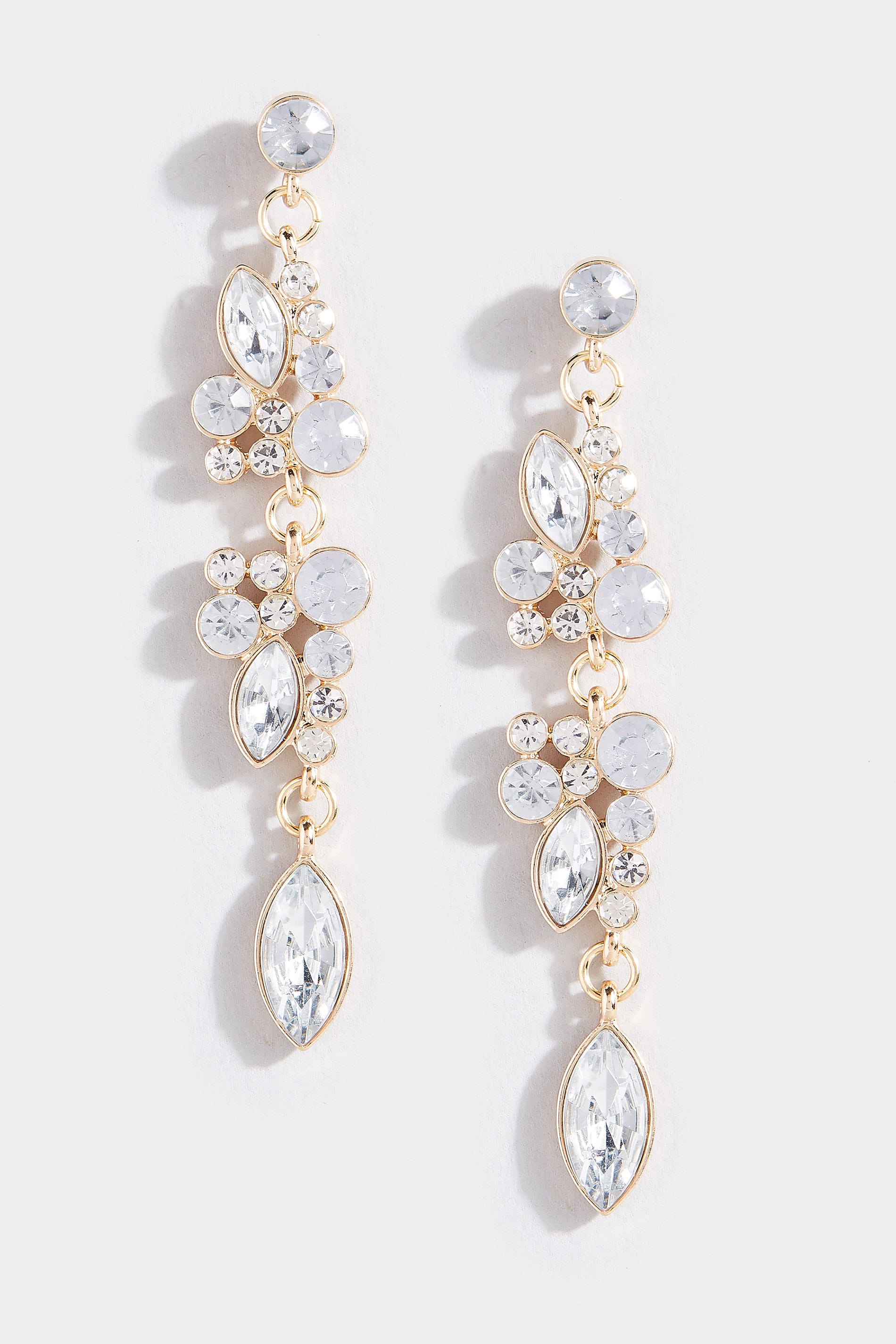 Gold Floral Diamante Drop Earrings_686e.jpg