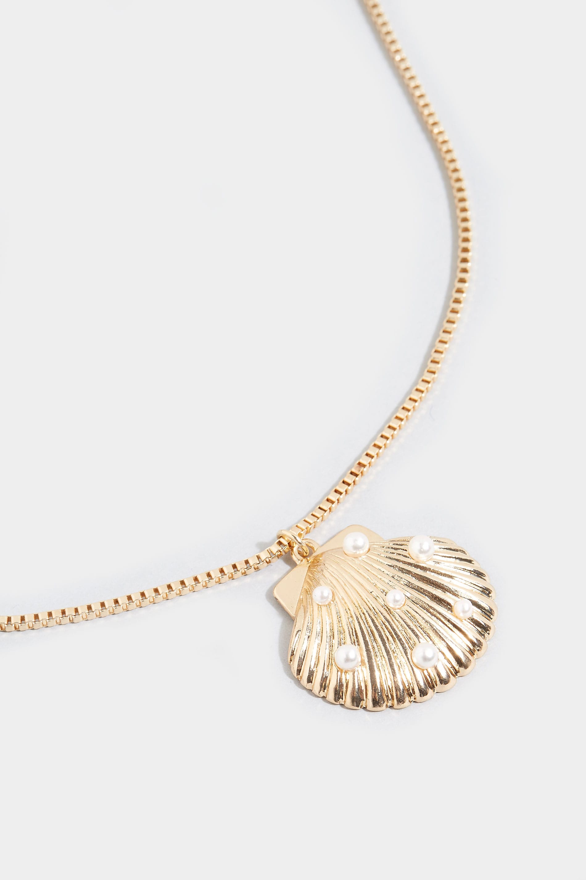Gold Shell Necklace | One Size | Long Tall Sally
