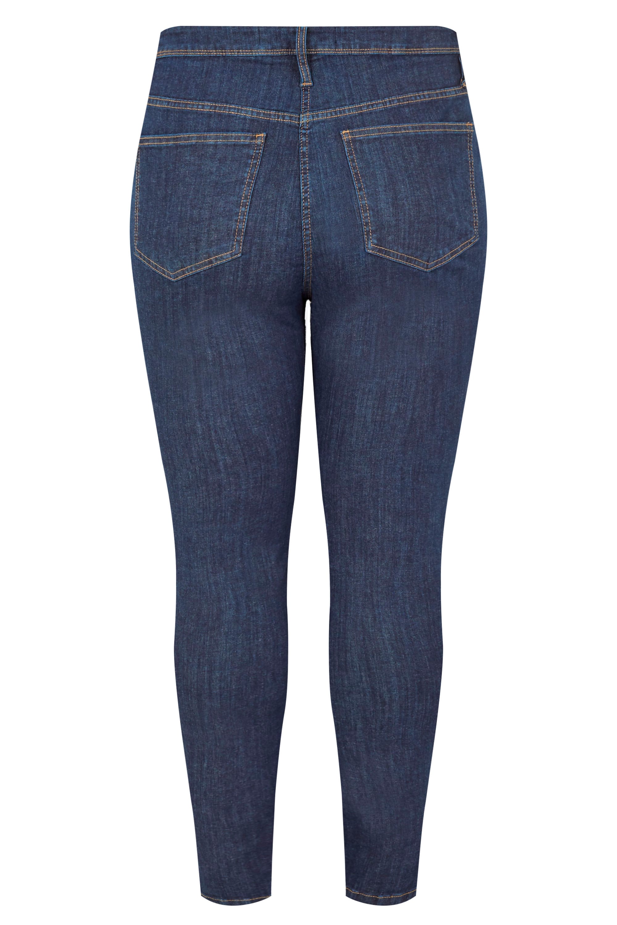 Indigo 'Luxe Control' Slim Leg Jeans, Plus size 16 to 36 | Yours Clothing