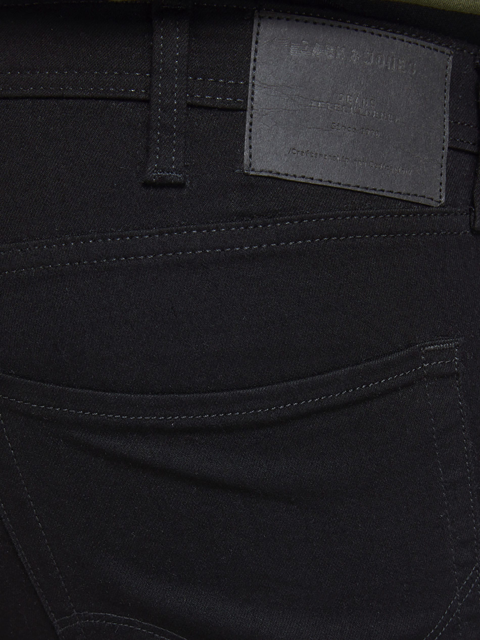 JACK & JONES Black Original Straight Leg Jeans | BadRhino 8
