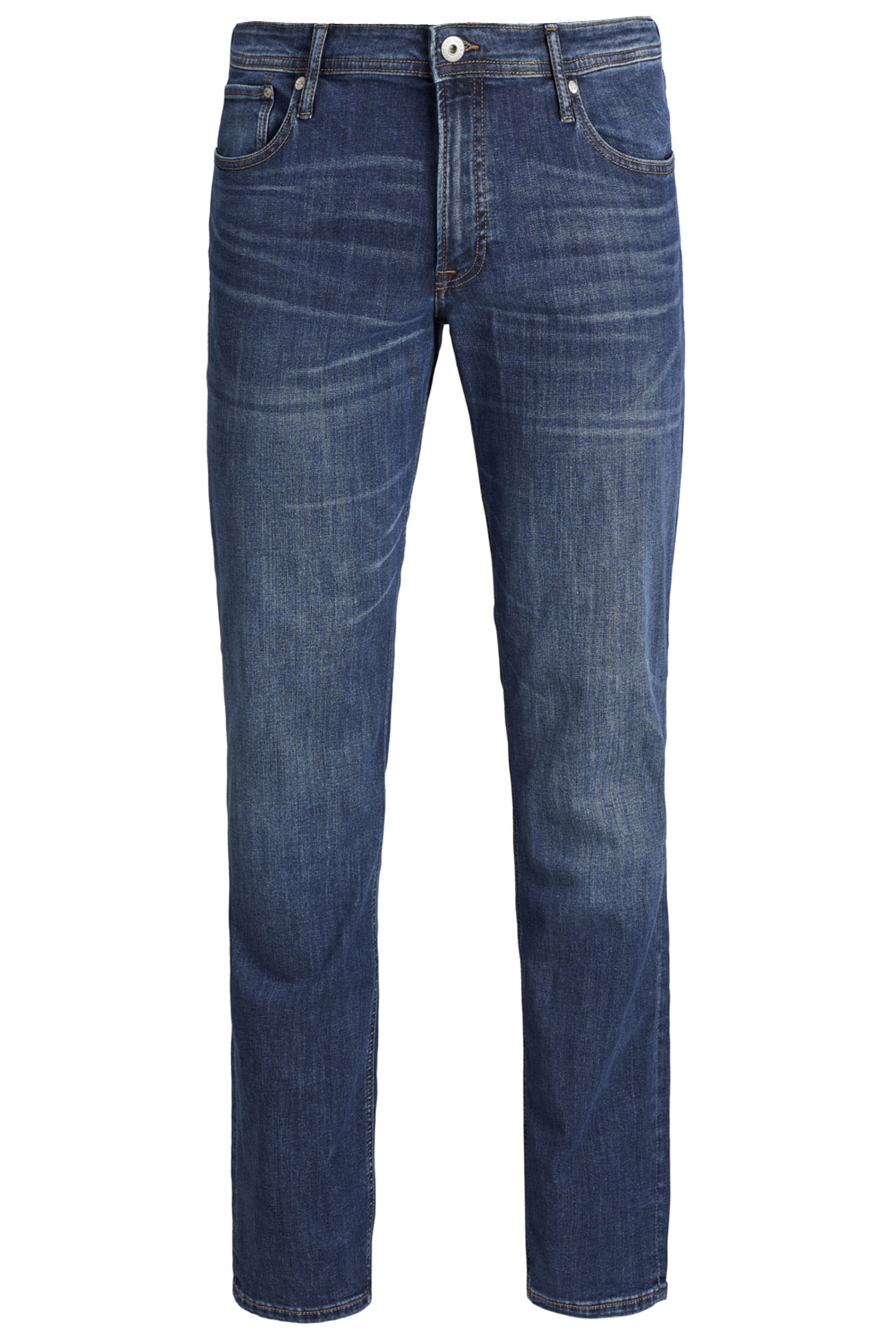JACK & JONES Blue Straight Leg Jeans | BadRhino 4