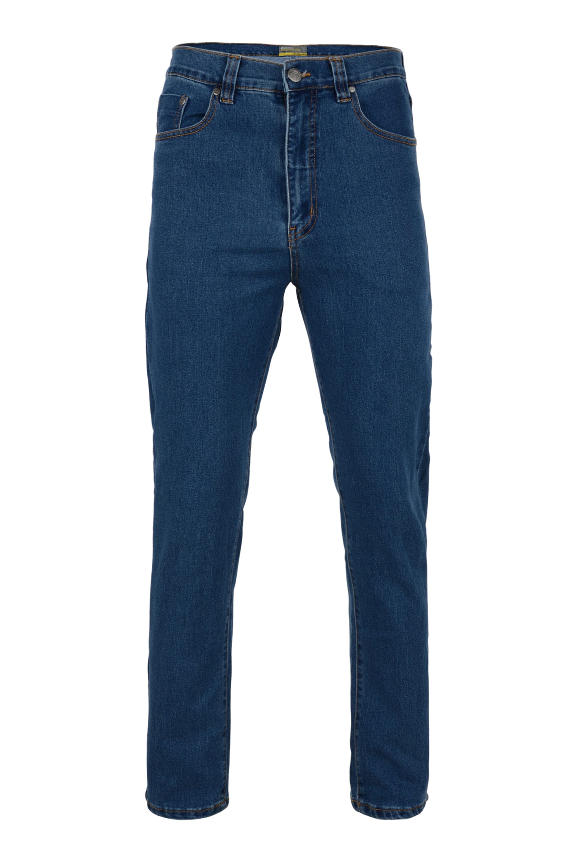 KAM Blue Regular Fit Stretch Jeans | BadRhino 3
