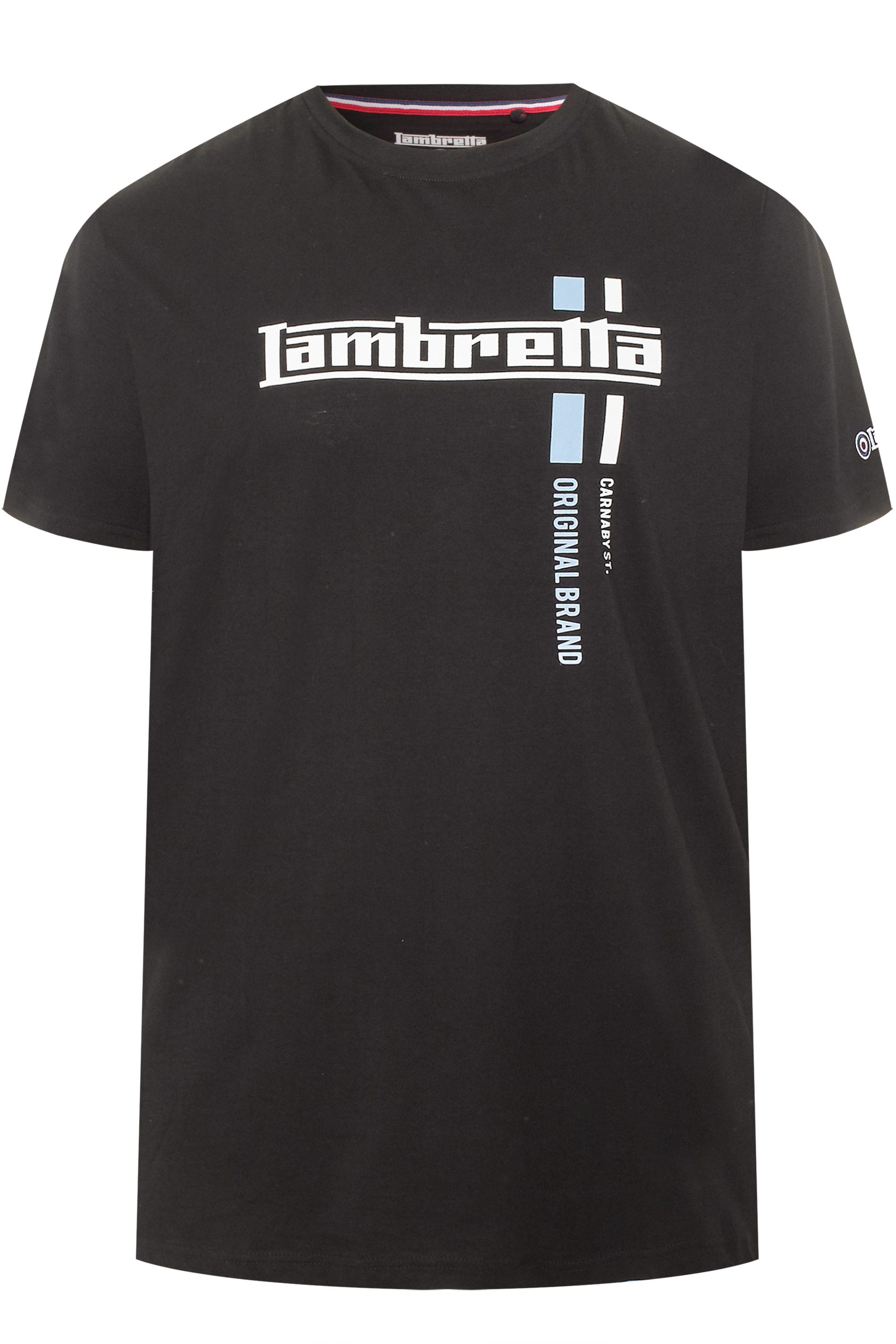 LAMBRETTA Black Original T-Shirt | BadRhino