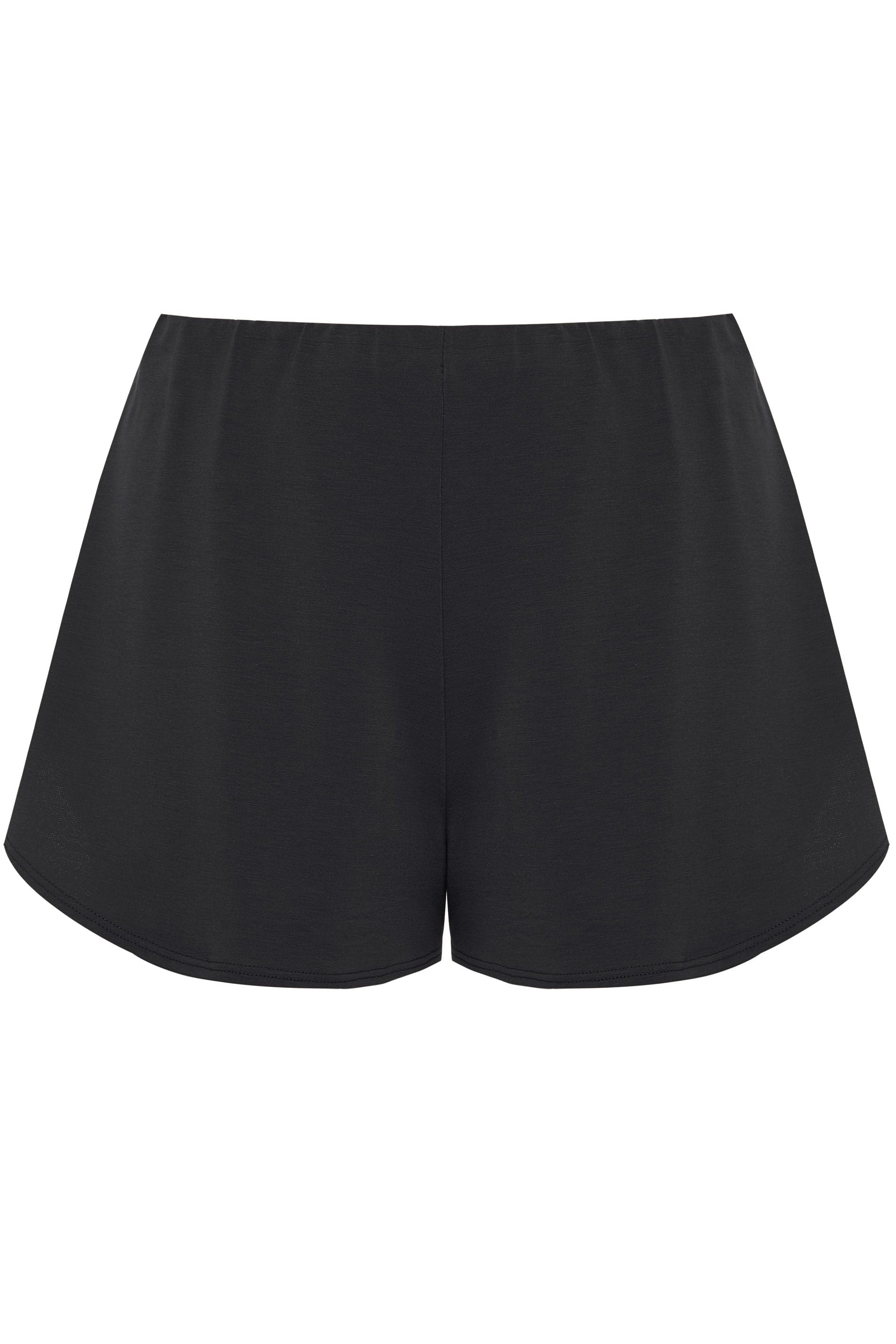 LIMITED COLLECTION Black Lounge Shorts | Yours Clothing