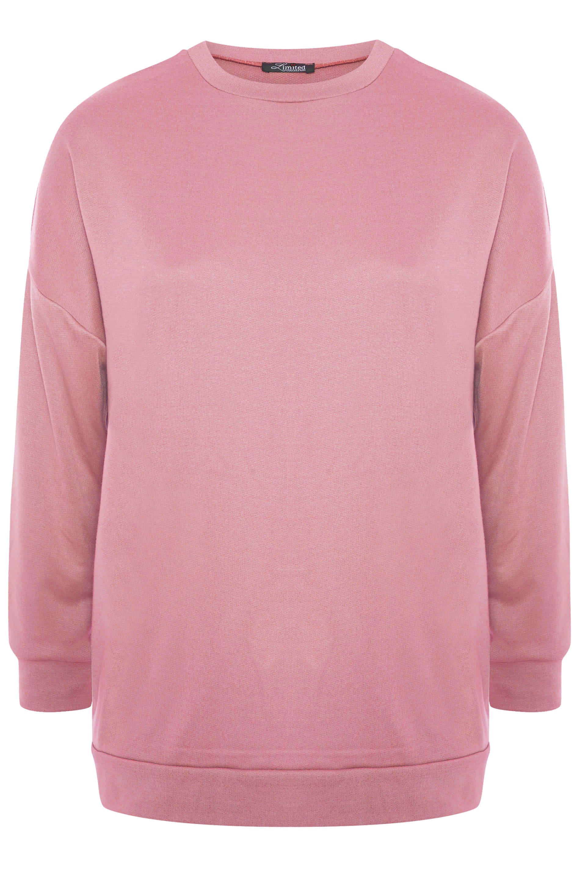 LIMITED COLLECTION Blush Pink Sweatshirt | Yours Clothing