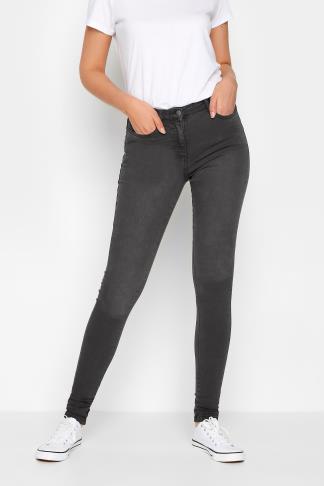 LTS Tall Women's Black Washed AVA Skinny Jeans | Long Tall Sally