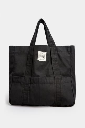 Black Denim Shopper Bag | Yours Clothing