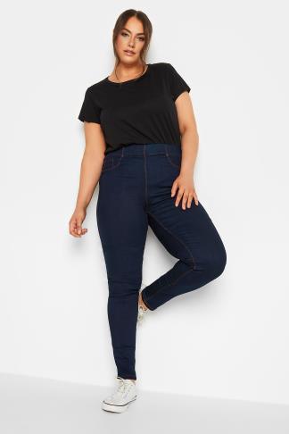 Buy Yoursclothing Plus Size Womens Pull On Stretch Jenny Jeggings Online at  desertcartGB