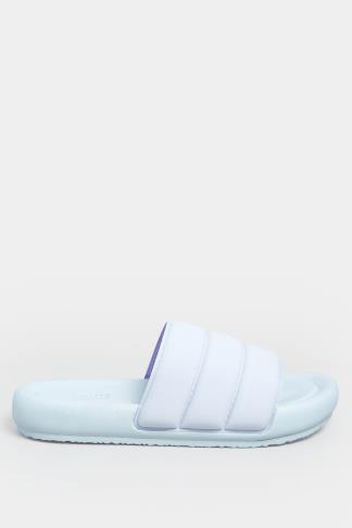 LIMITED COLLECTION Lilac Purple Padded Sliders In Wide E Fit | Yours ...