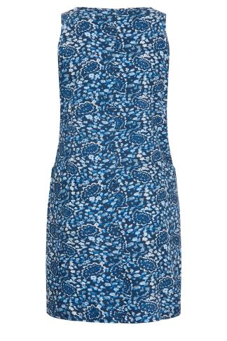 YOURS Plus Size Blue Paisley Print Pocket Dress | Yours Clothing