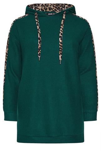 Sweat en molleton à message - Léopard - Femme - 3.00