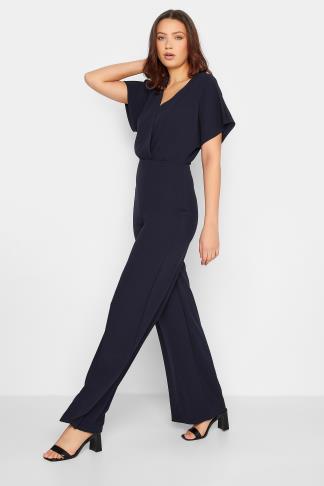 LTS Tall Navy Blue Wide Leg Jumpsuit | Long Tall Sally