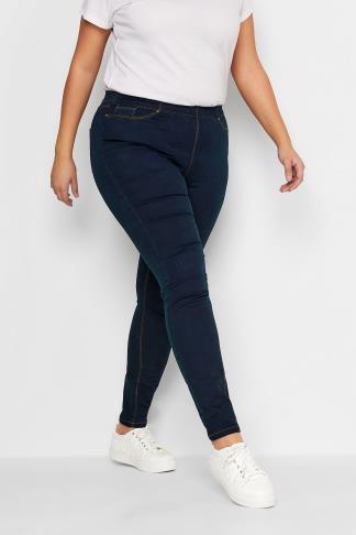 LTS Tall Indigo Blue Stretch JENNY Jeggings – Search By Inseam