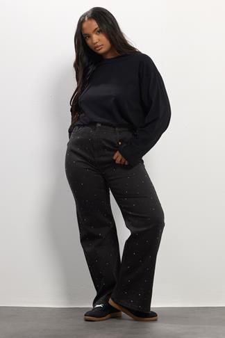 Jean Taille Basse Frankie B Clouté Coeur Vintage Y2K - Taille 2 - Parfait état Occasion