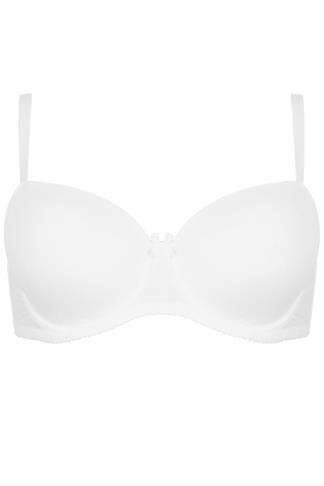 White Moulded Underwired T-Shirt Bra | Yours Clothing