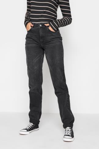 Tall Women's LTS Black Washed Boyfriend Jeans | Long Tall Sally