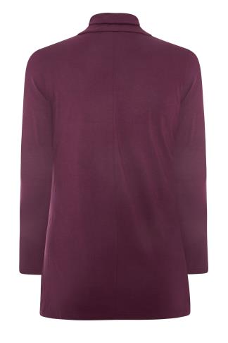 LIMITED COLLECTION Plus Size Berry Purple Turtle Neck Top | Yours Clothing