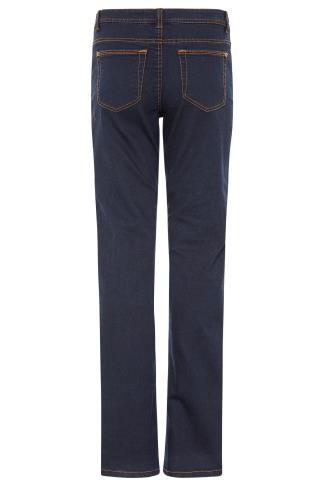 LTS MADE FOR GOOD Indigo Blue Straight Leg Denim Jeans | Long Tall Sally
