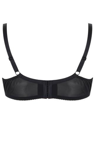 Black Moulded T-Shirt Bra - Available In Sizes 38C - 50G | Yours Clothing