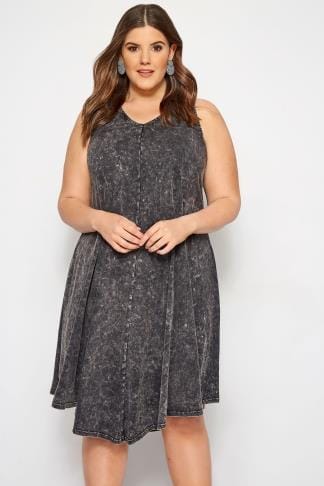 HELL BUNNY Black Rose & Cobweb Print Sabrina Dress, plus size 16 to 32