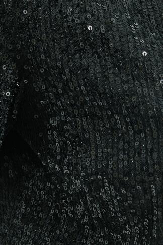 Plus Size YOURS LONDON Black Sequin Embellished Shrug Cardigan | Yours ...