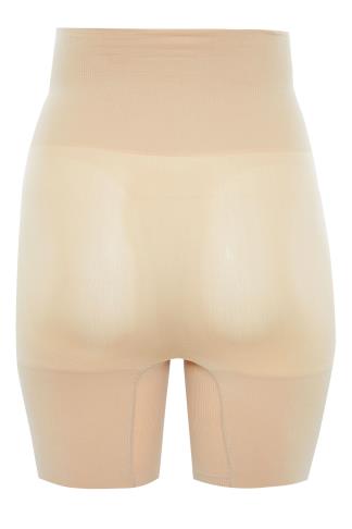 Plus Size Nude Seamless Control High Waisted Short | Yours Clothing