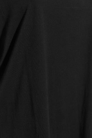 Plus Size Black Oversized Boxy T-Shirt | Yours Clothing