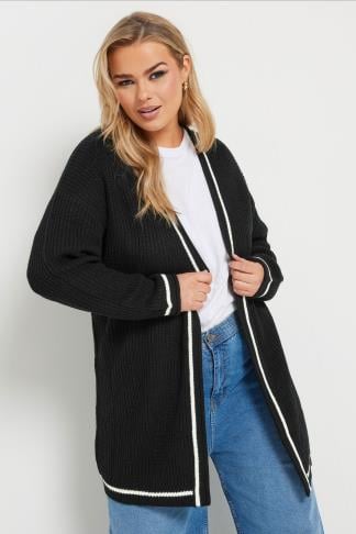 5330 Black Plus Size Cardigan